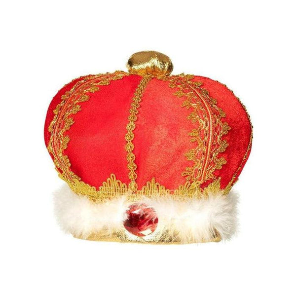 Boland Krone 'Royal King De Luxe' – Goldene Königs-Krone Mit Bunten Steinen Für Karneval & Mottoparty