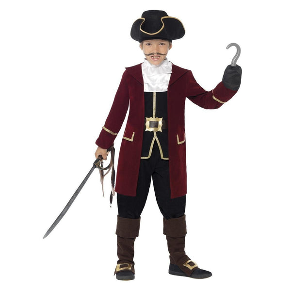 Smiffys Pirate Captain Deluxe Fancy Dress Costume The Online Toy Store