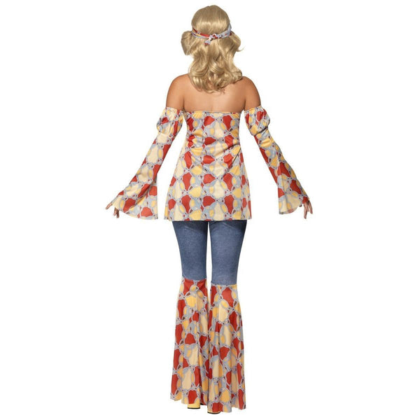 Costume Anni '70 Dancing Dream Per Donna, Tuta Blu Con Chiusura, Taglia Unica