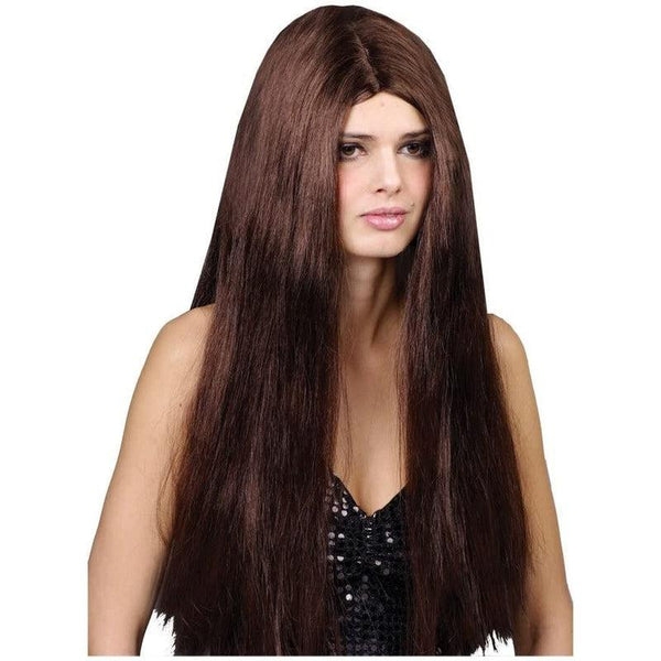 Long brown outlet wig fancy dress