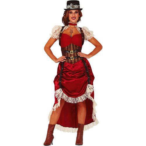 Adult Women's Steampunk Western Fancy Dress Costume Adult Women's Steampunk Western Fancy Dress Costume