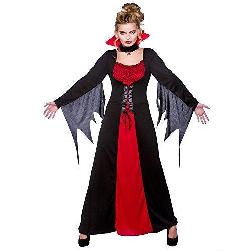 Adult Women's Vampiress Fancy Dress Costume Dracula Halloween Party Ou - The Online Toy Store Adult Women's Vampiress Fancy Dress Costume Dracula Halloween Party Ou - The Online Toy Store