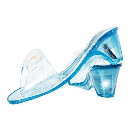 Child Girl's Disney Frozen Elsa Light Up Jelly Shoes Fancy Dress
