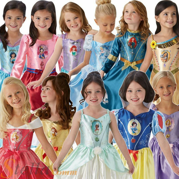 Girls Disney Fairytale Princess Costume Child Fancy Dress Book Week Ou -  The Online Toy Store