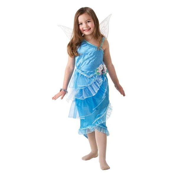 Girls Silver Mist Disney Fairy Pixie Fancy Dress Kids Costume Book Wee 