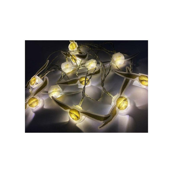 Harry Potter 2D String Lights Golden Snitch Groovy Harry Potter 2D String Lights Golden Snitch Groovy