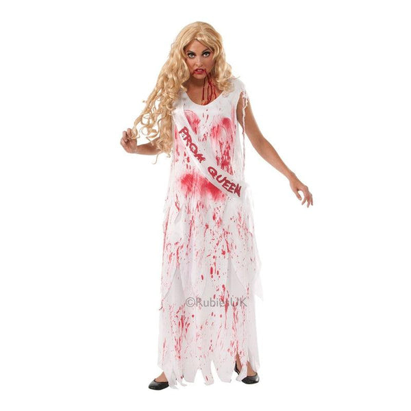 Ladies Bloody Prom Queen Carrie Zombie Halloween Fancy Dress Costume O - The Online Toy Store Ladies Bloody Prom Queen Carrie Zombie Halloween Fancy Dress Costume O - The Online Toy Store