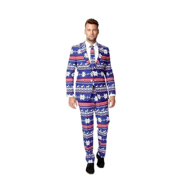 Mens plaid hot sale christmas suit