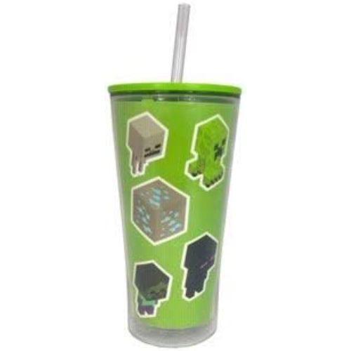 Minecraft Creeper 14oz Glass Tumbler 