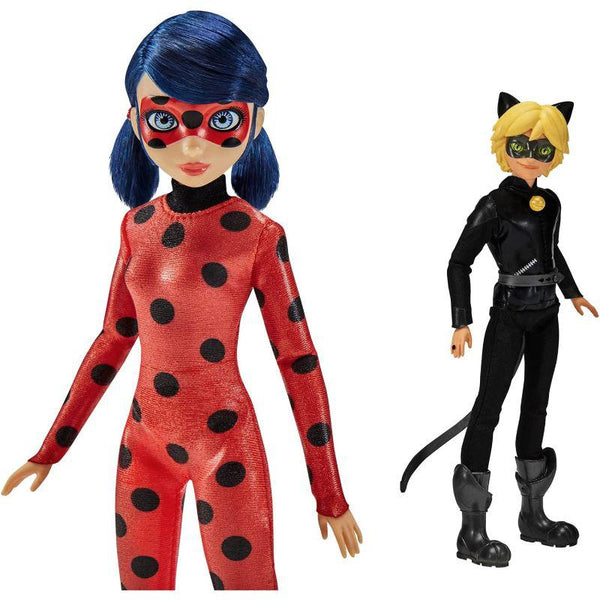 Miraculous Fashion Doll 2 Pack - Ladybug & Cat Noir