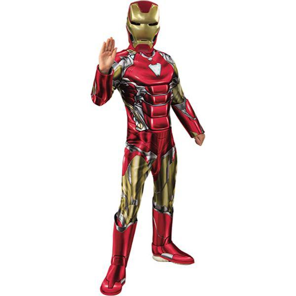 Déguisement Iron Man Marvel Avengers - Green Collection - Combinaison Imprimée + Masque - 100% Jersey Recyclé - Taille 3-8 Ans
