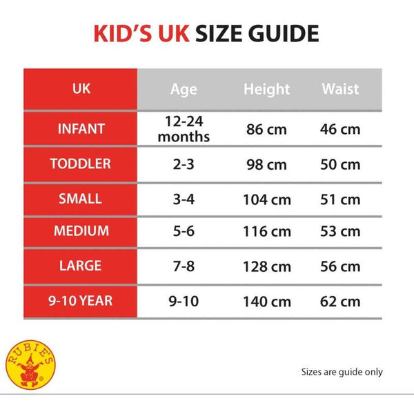 Size Guide  The Lord Label
