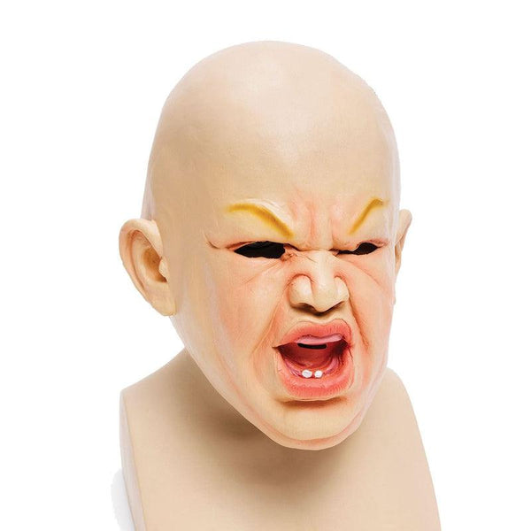 screaming baby face mask
