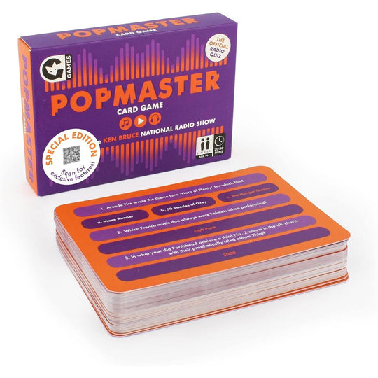 PopMaster BBC Radio 2 Quiz Card Game