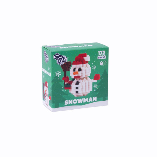 Professor Puzzle Festive Mini Puzzle Bricks - Snowman