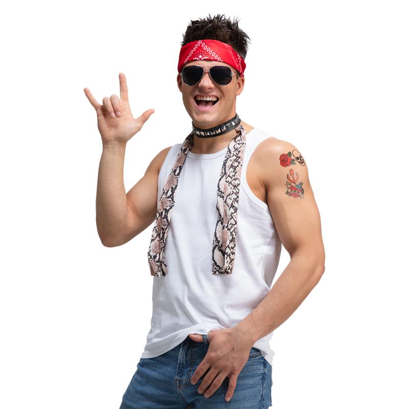 1980s Instant Rocker Set (4 Piece) - Wicked Costumes Adult Fancy Dress ...