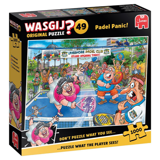 Wasgij Original 49 Padel Panic 1000 Piece Jigsaw Puzzle
