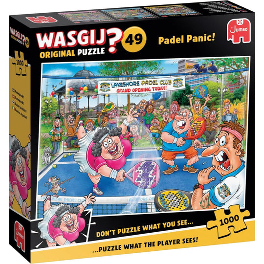 Wasgij Original 49 Padel Panic! 1000 Piece Jigsaw Puzzle