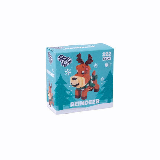 Professor Puzzle Festive Mini Puzzle Bricks - Reindeer