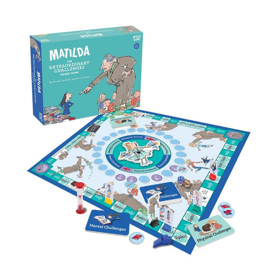 University Games Roald Dahl Matilda The Extraordinary Challenges Board Game