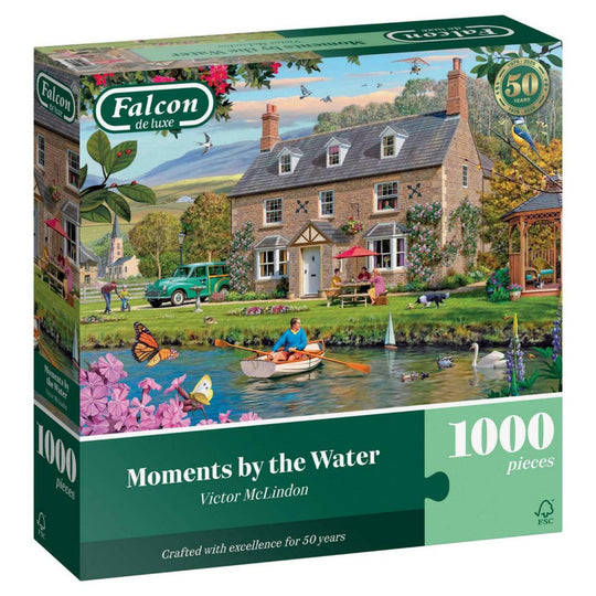 Falcon De Luxe Moments by the Water 1000 Piece Jigsaw Puzzle