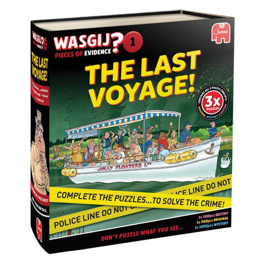 Wasgij Pieces of Evidence 1 The Last Voyage! Murder Mystery Jigsaw Puzzle Set