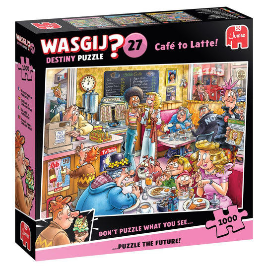 Wasgij Destiny 27 Cafe to Latte 1000 Piece Jigsaw Puzzle