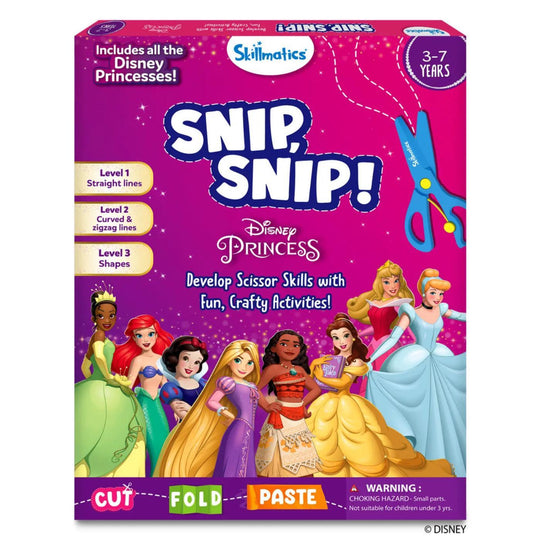 Skillmatics Snip Snip Activity Kit - Disney Princess