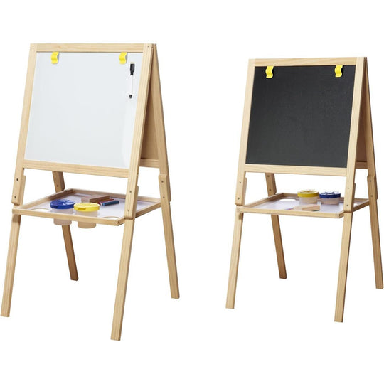 Casdon Wooden 2-in-1 Easel with Blackboard & Whiteboard