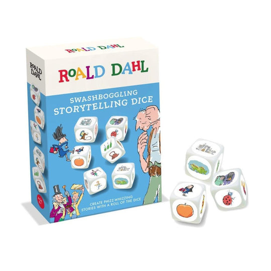 University Games Roald Dahl Swashboggling Story Dice