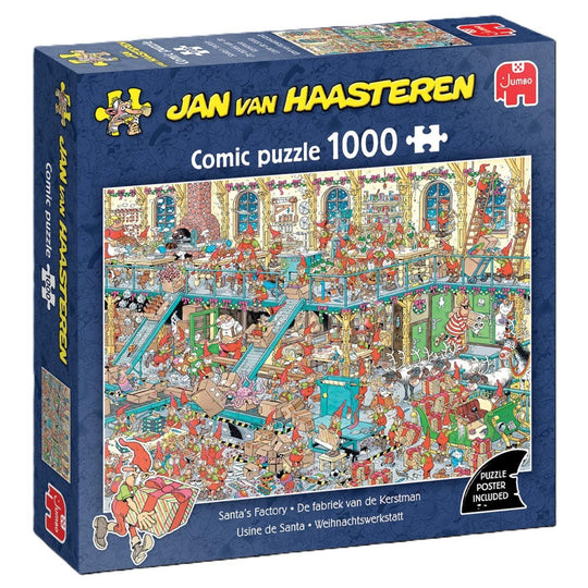 Jan van Haasteren Santas Factory 1000 Piece Jigsaw Puzzle