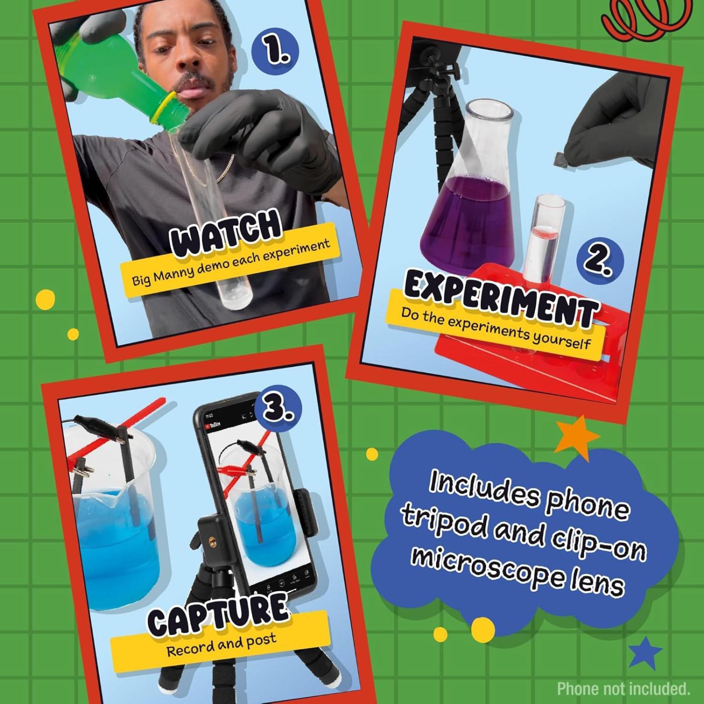 Big Manny Science Innit Chemistry Experiments Science Kit - The Online ...