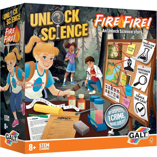 James Galt Unlock Science Fire Fire! Mystery Game