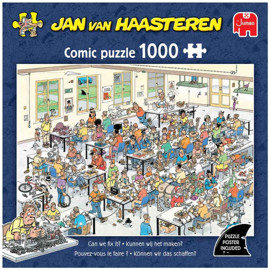 Jan van Haasteren Can We Fix It? 1000 Piece Jigsaw Puzzle