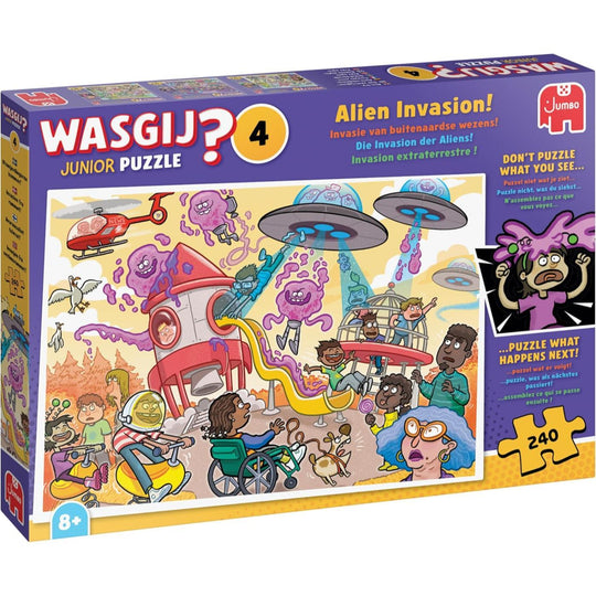 Wasgij Junior 4 Alien Invasion! 240 Piece Jigsaw Puzzle
