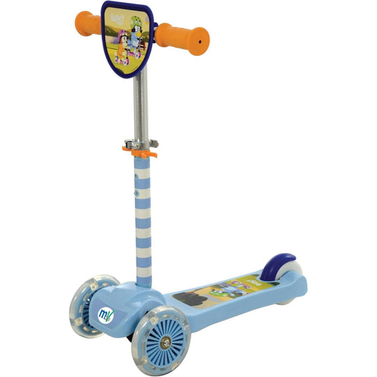 Bluey Mini Go! Tilt 3 Wheel Scooter with Light Up Wheels