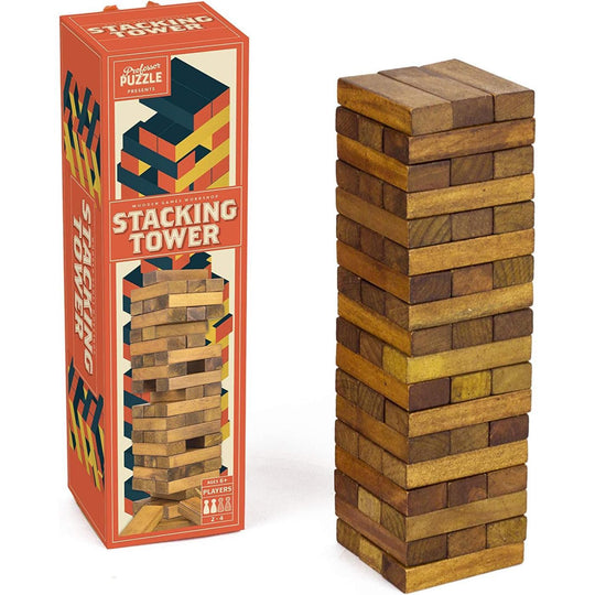 Professor Puzzle Stacking Tower Wooden Game