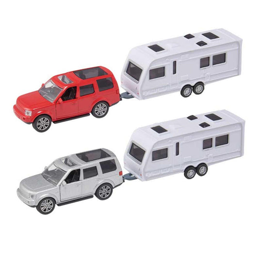 Teamsterz Street Kingz Car and Caravan Set