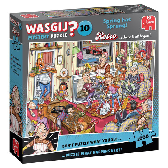 Wasgij Retro Mystery 10 Spring has Sprung 1000 Piece Jigsaw Puzzle