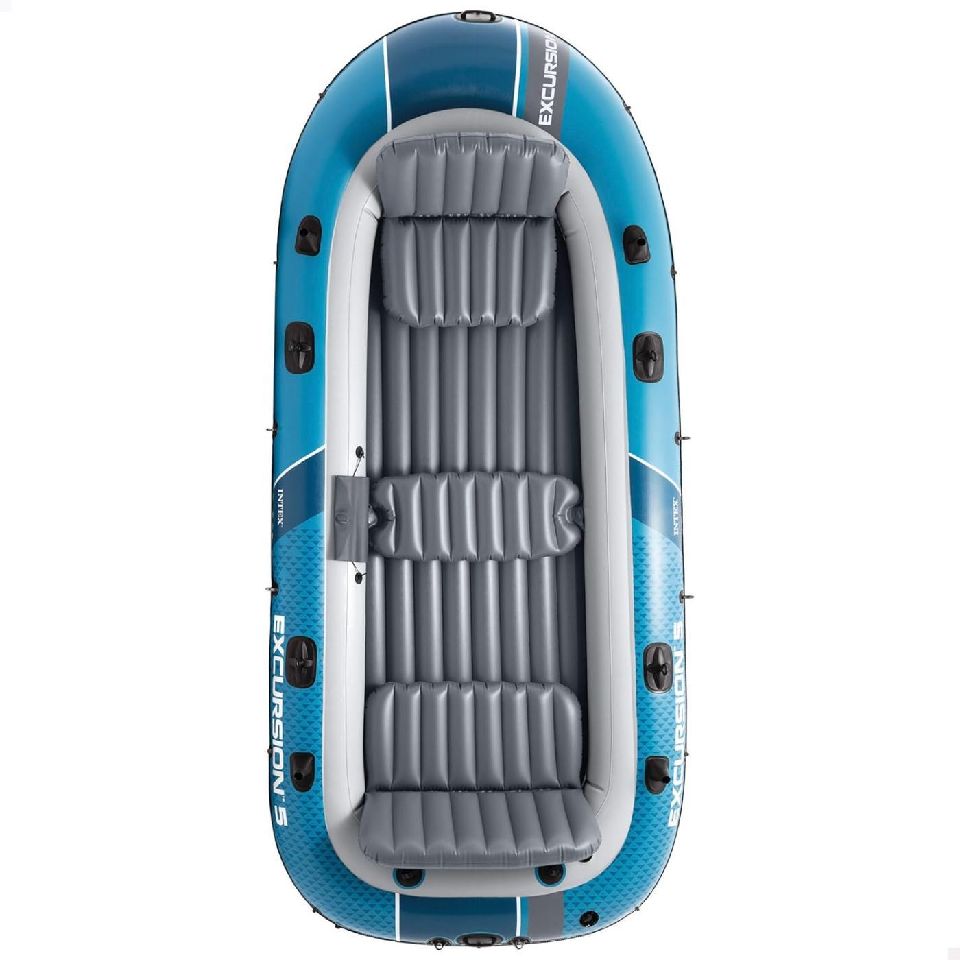 Intex Excursion 5 Inflatable Boat Set - The Online Toy Store