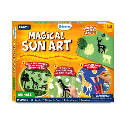 Skillmatics Magical Sun Art Kit - Animals