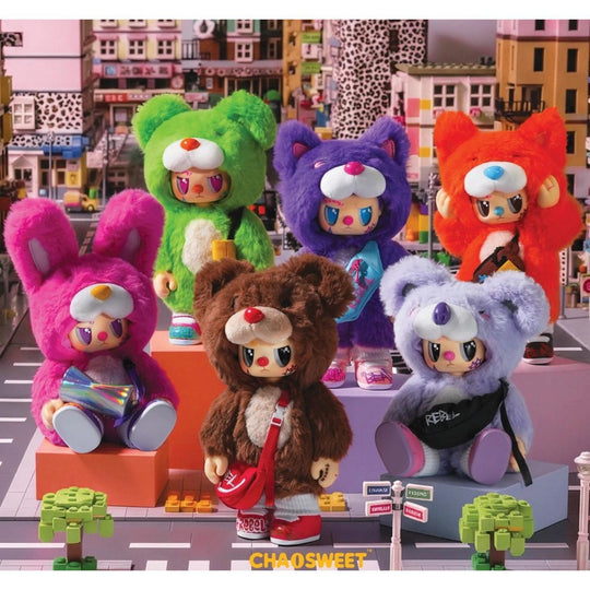 Pop Cuppo Rebel Bear Vinyl Plush Toy Mystery Box