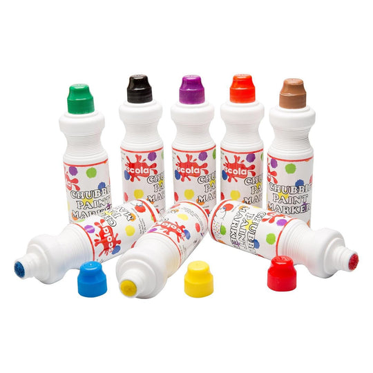 Scola Chubbi Paint Markers (8 Pack)