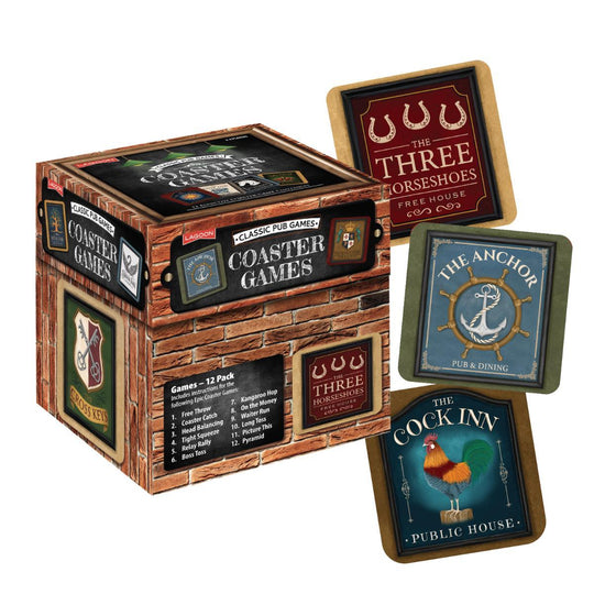 University Games Classic Pub Coasters Games Compendium