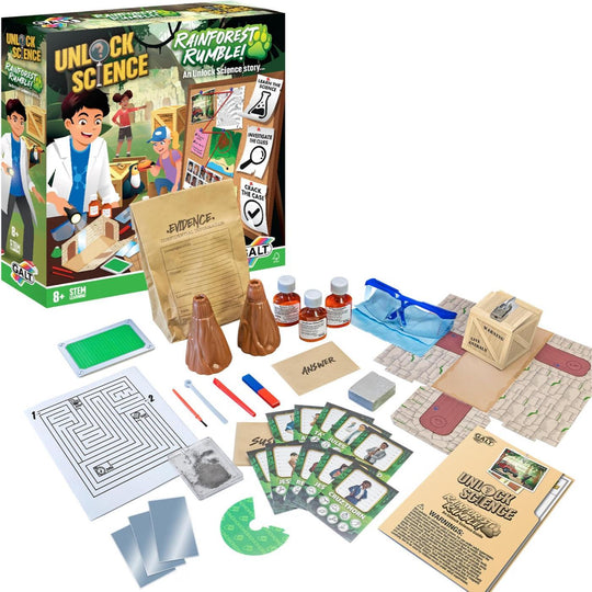 James Galt Unlock Science Rainforest Rumble! Mystery Game