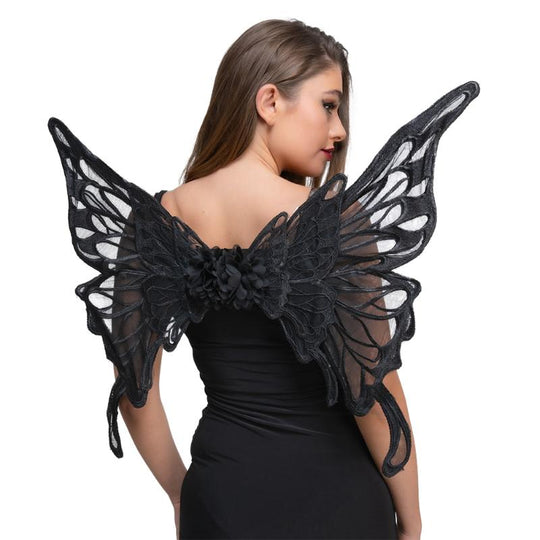 Black Butterfly Wings - Wicked Costumes Adult Fancy Dress Accessory