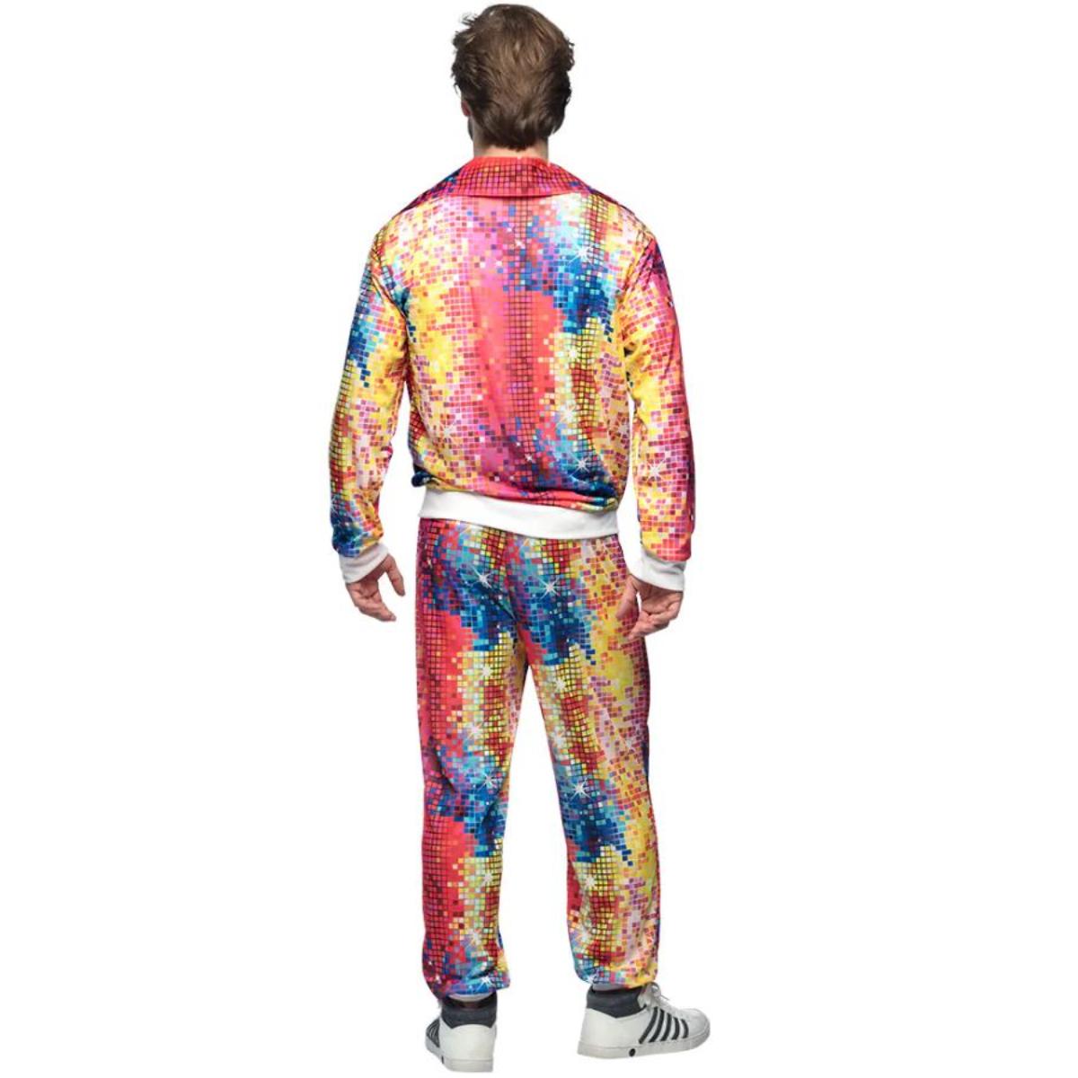 Boland Disco Dude Shell Suit 80s Men's Fancy Dress Costume - The Online ...