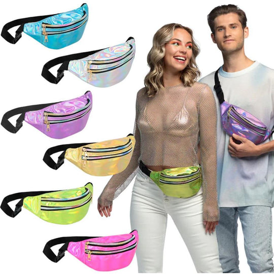 Boland Holographic Waist Bag Adult Fancy Dress