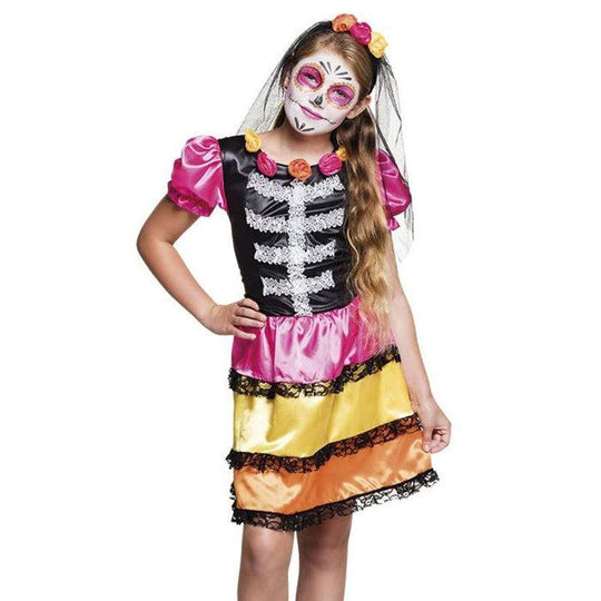 Boland Nina Calavera Day of The Dead Girl's Halloween Fancy Dress Costume