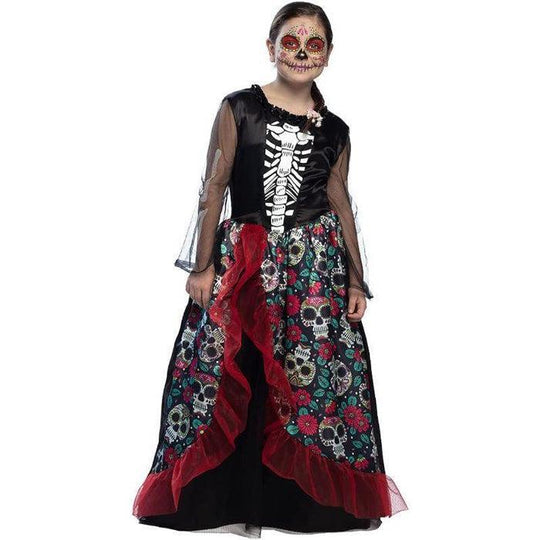 Boland Nina Rosa Day of The Dead Girl's Halloween Fancy Dress
